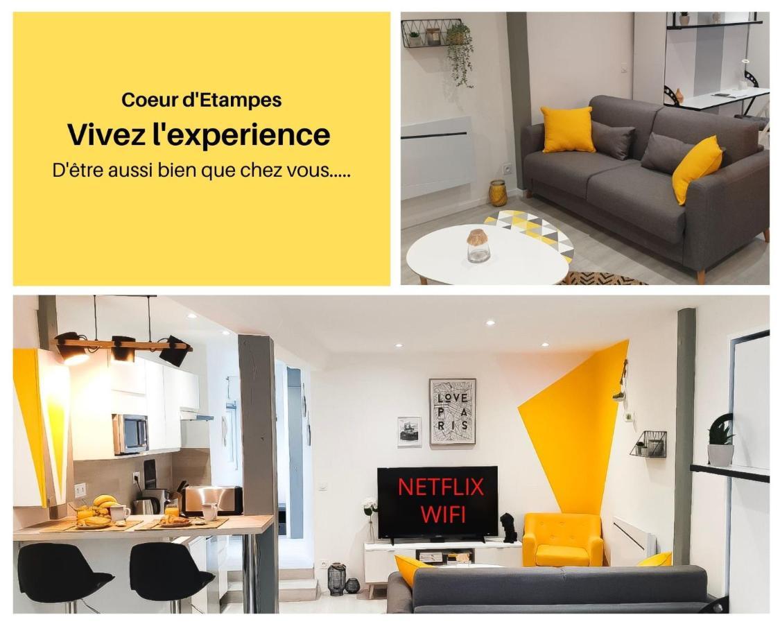 Apartamento Voyage Au Coeur D Étampes Exterior foto